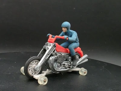 Motocicleta Hot Wheels Rrrumblers Road Hog Race naranja con piloto azul Foto 1 de 4