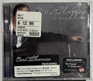 Carl Thomas So Much Better Bonus Tracks Exclusive Brandy Lalah Hathaway New CD - Picture 1 of 9