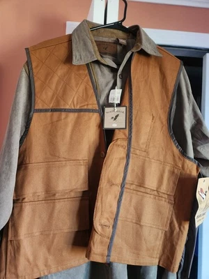 Camisa North River Outfitters (M) Verde Oliva/con Chaleco de Caza Duck Bay (XL) Foto 1 de 4