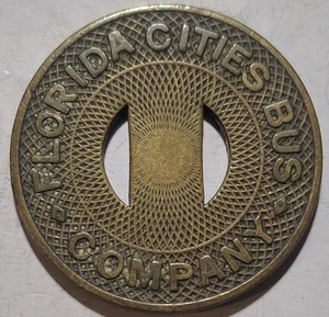 West Palm Beach, Florida - Florida Cities Bus Company Bus Fare 1942 FL 960 C - Picture 1 of 2