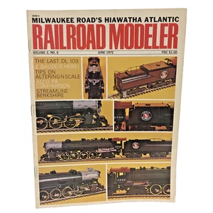Revista Railroad Modeler edición trasera junio 1972 DL 109 Z calibre alteración escala PA - Imagen 1 de 10