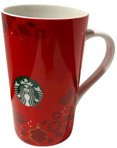 Starbucks Christmas 2013 Holiday Collector 16oz Tall Red Coffee Mug Lesen - Bild 1 von 21