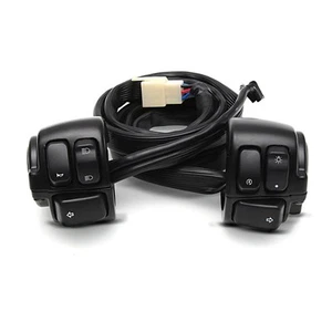 Lenkerschalter für Harley Davidson Dyna Sportster Softail V-Rod 96-13 schwarz ge - Bild 1 von 2
