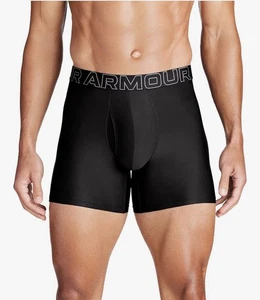 Under Armour Men's Pack of 3 Standard Tech 6" Inseam Boxer Brief Medium - Picture 1 of 7