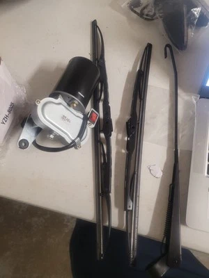 Kit de motor limpiaparabrisas eléctrico UTV 12V para Polaris RZR Ranger Kawasaki MULE Foto 1 de 2