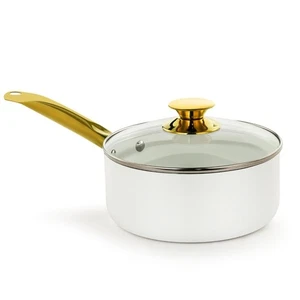 3.5QT Ceramic Non-Stick Sauce Pan with Lid, Multipurpose Sauce Pan for Simmer... - Bild 1 von 5