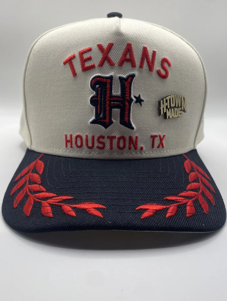 NWT Houston Texans 2025 NFL Draft New Era 59FIFTY A-frame Fitted Cap w/Pin - Image 1 of 4