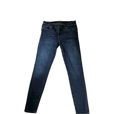 Женские джинсы Kut From The Kloth 8 эластичные прямые штанины темная стирка осень зима  - Изображение 1 из 4