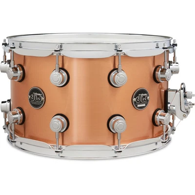 Drum Workshop Performance Series 8x14 Snare Drum - 1mm Polished Copper - Image 1 of 3