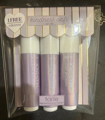 Tarte Cheek Souffle Maracuyá Jugoso Multi Stick Trío Nuevo en Caja Foto 1 de 2