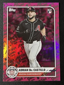 2025 Topps All Star Game Adrian Del Castillo /250 Pink Foil Arizona Diamondbacks - Picture 1 of 3