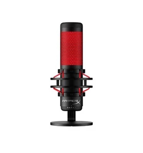 Microphone USB HyperX QuadCast noir rouge éclairage PS4 PS5 pc Mac et plus - Photo 1/9