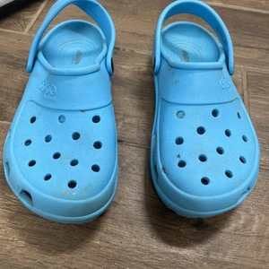 Crocs Crocband Clogs Unisex Blue Slip-On Slingback Comfort -5 Men/ 7 Women’s - Picture 1 of 11