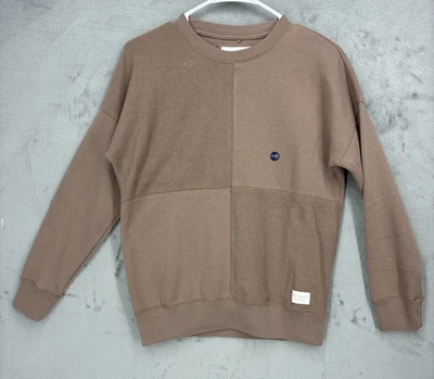 Abercrombie kids Shirt size 11-12 Beige Brown Mixed media - Image 1 of 4