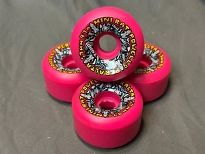 De Colección Powell Mini Rat Bones Ruedas 97a 57mm Rosa Monopatín Peralta Nuevo de Lote Antiguo Tony Hawk - Imagen 1 de 4