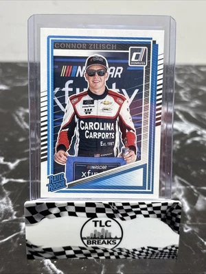 Panini Donruss Racing #94 Connor Zilisch 2025 clasificación novato NASCAR Trackhouse radiocontrol Foto 1 de 2