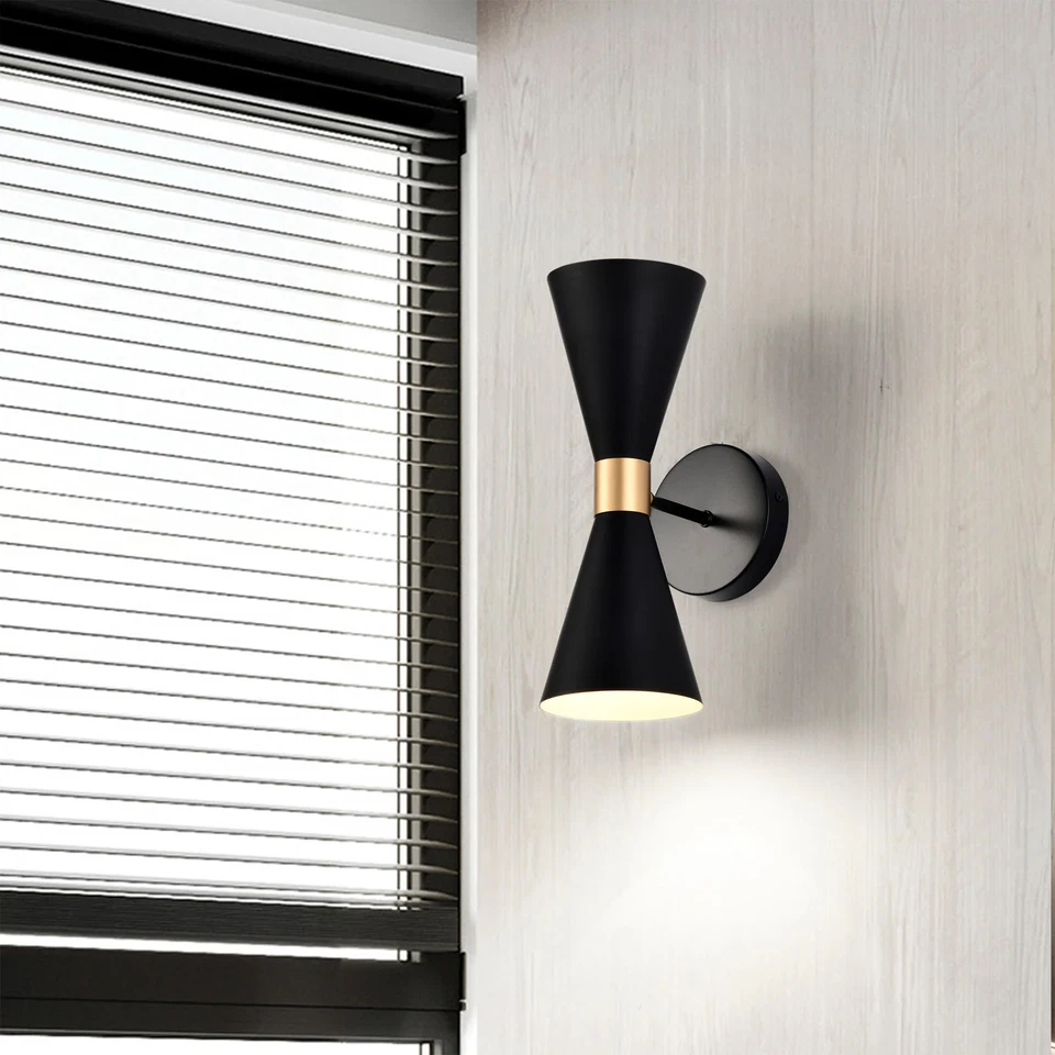 Smithy 7 дюймов матовый черный регулируемый руки настенные бра (цвет матовый черный и бюстгальтер - Изображение 1 из 4