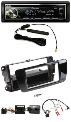 Pioneer MP3 USB CD DAB Lenkrad Autoradio für Seat Ibiza Klavierlack schwarz - Bild 1 von 4