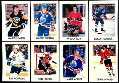 1987-88 O-Pee-Chee OPC Hockey EX+ Mini Set 42 Cards Gretzky Lemieux Roy Hextall - Image 1 of 4