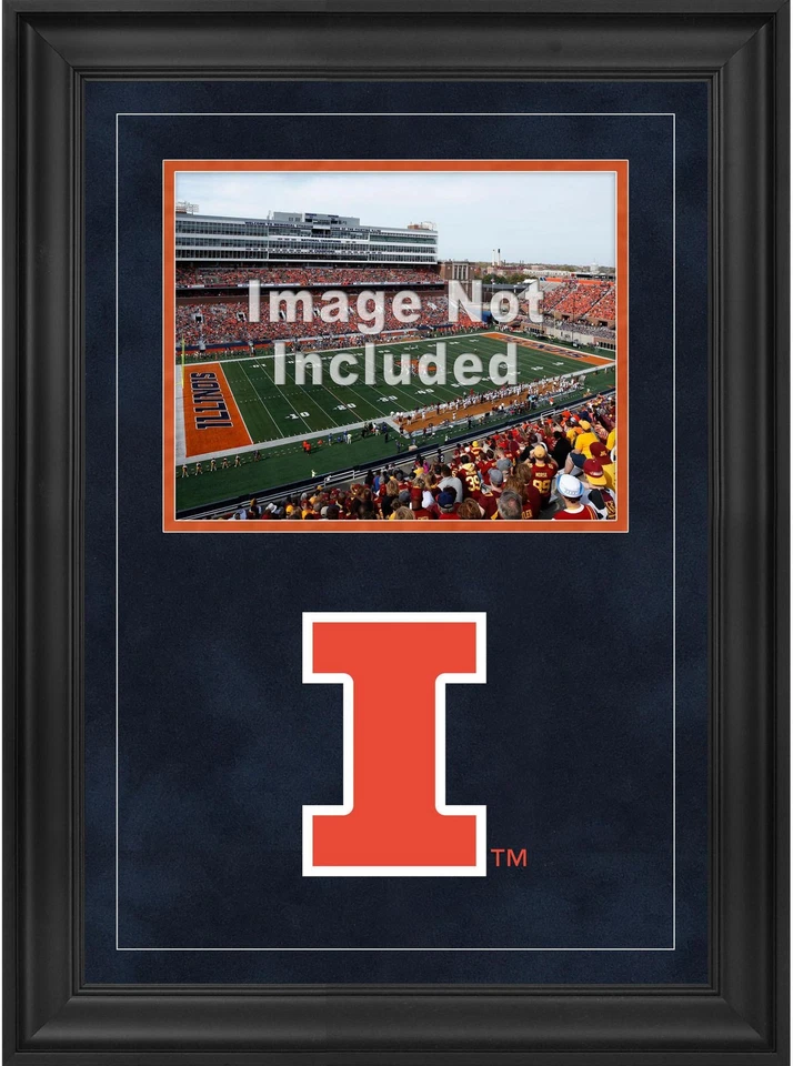 Illinois Fighting Illini Deluxe 8" x 10" Horizontal Photo Frame with Team Logo - Image 1 of 1