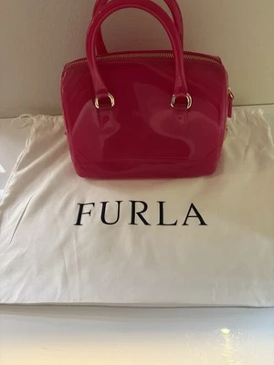 Furla pink Jelly Handbag with Lock Satchel/Top Handle - Image 1 of 4