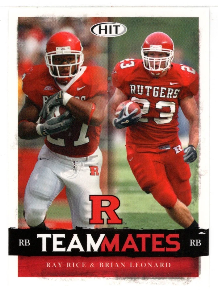 Ray Rice - Brian Leonard - TeamMates (NCAA Football) 2008 Sage Hit # 60 Mint - Image 1 of 1