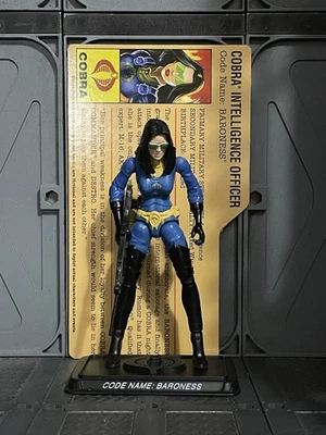 G.I. Joe 25 Aniversario Baronesa Cobra Oficial de Inteligencia Foto 1 de 4