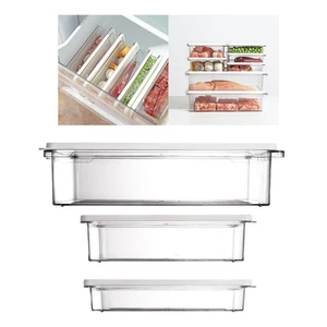 Fridge Storage Container Airtight Lid Portable Kitchen Frozen Storage Container - Picture 1 of 13