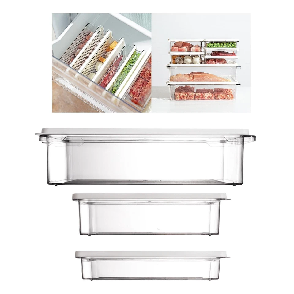 Fridge Storage Container Airtight Lid Portable Kitchen Frozen Storage Container - Image 1 of 1