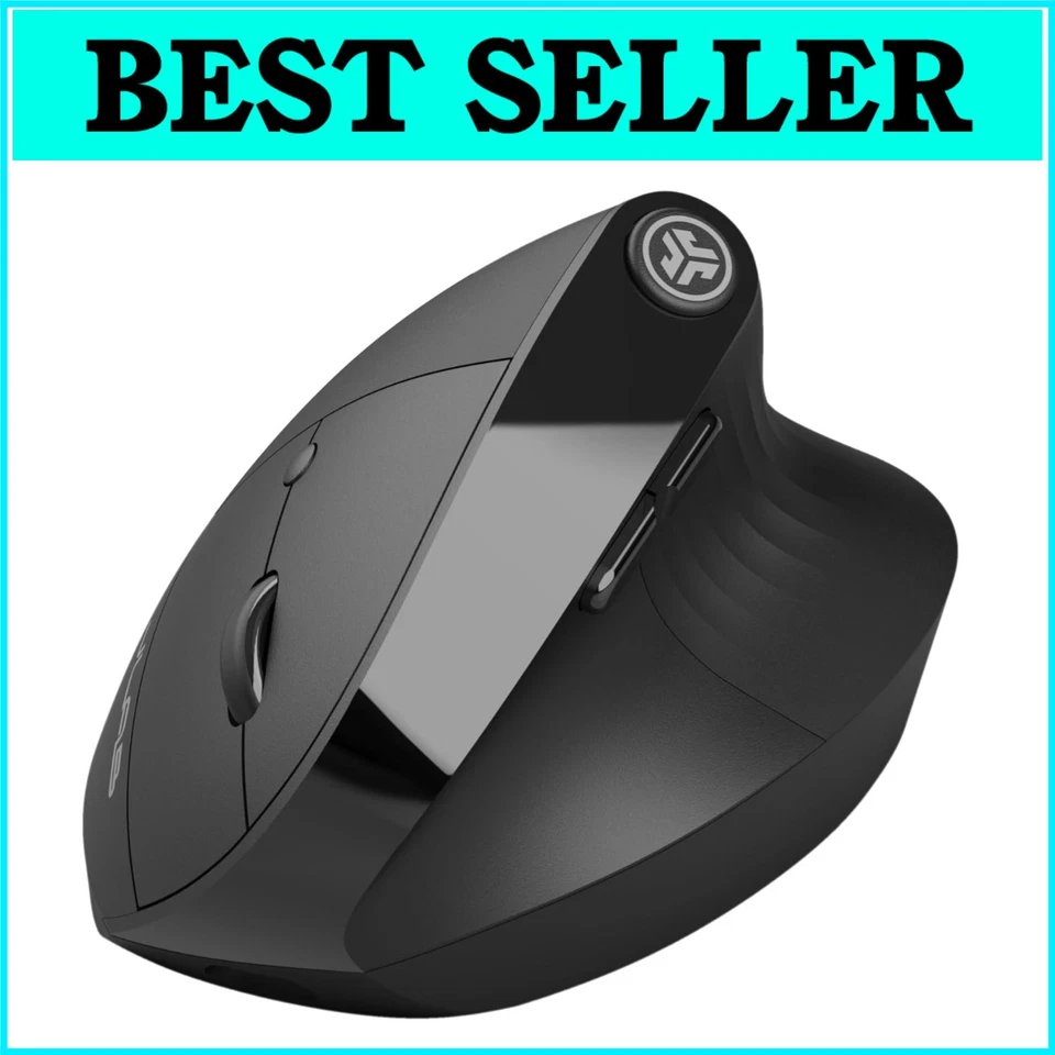 JBuds Ergonomic Vertical Mouse – Bluetooth & USB for Ultimate Comfort - Image 1 of 2