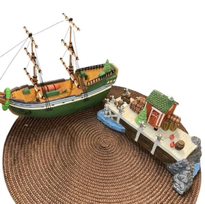 Dept. 56 New England Village 1998 The Emily Louise #56581 Ship & Dock - Picture 1 of 16