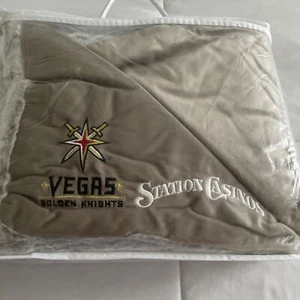 Vegas Golden Knights NHL 50"x60" Fleece Throw Blanket New / Stations Logo - Picture 1 of 9