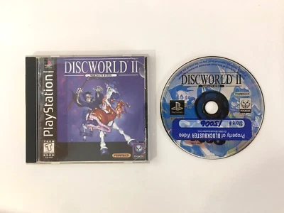 DiscWorld II Mortality Bytes (Sony PlayStation 1, 1997) Psygnosis CIB Completo - Imagem 1 de 4