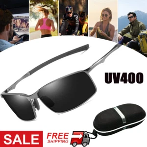 Polarisiert Sonnenbrille Brille Fahren Angeln Sport UV400 Unisex Spiegelglas - Bild 1 von 14