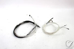 1998 98 Harley Softail Springer FXSTS Steel Braided Clutch Throttle Cables   - Bild 1 von 6