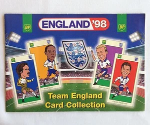 Álbum de fútbol americano de la colección de tarjetas de equipo de Inglaterra 1998 auténtico juego completo (B42) - Imagen 1 de 1