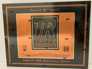 2000/01 TOPPS RESERVE NBA BASKETBALL HOBBY BOX 10 PACKS CANVAS CARD NEW SEALED - Picture 1 of 7