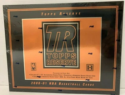 2000/01 TOPPS RESERVE NBA BASKETBALL HOBBY BOX 10 PACKS CANVAS CARD NEW SEALED - Image 1 of 4