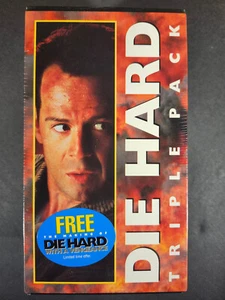 Die Hard Triple Pack VHS 3-Tape Set SEALED Watermark Hype Fox Bruce Willis VTG - Picture 1 of 6