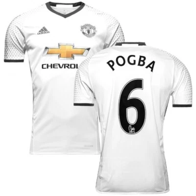 CAMISETA DE FÚTBOL POGBA PARA HOMBRE MANCHESTER UNITED 2016/2017 TALLA 2XL XXL Foto 1 de 4
