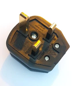 Gold plated plug audio grade masterplug HI-FI Upgrade with Gold plated fuse - Picture 1 of 5