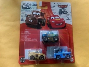 Disney Pixar Cars On The Road 3 Pack Mini President Mater Deputy LMQ Ivy - Picture 1 of 2