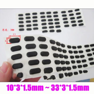 Self Adhesive Furniture Leg Feet Protector Pad Oval Anti-Skid Scratch Floor Base - Image 1 of 4