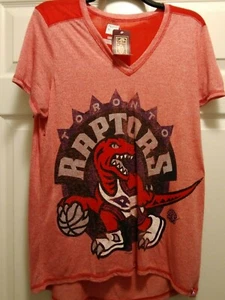 Toronto Raptors Majestic Hardwood Classic Shirt  Women's Size Large - Picture 1 of 5