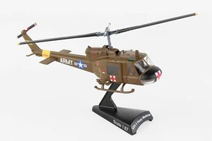 SELLO POSTAL (PS5601-2) EJÉRCITO DE ESTADOS UNIDOS UH-1 "HUEY" "MEDEVAC" MODELO FUNDIDO A PRESIÓN ESCALA 1:87 - Imagen 1 de 11