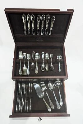 Tiffany & co. Servicio flamenco para 6, 52 piezas con cofre vintage alrededor de 1911 Foto 1 de 4