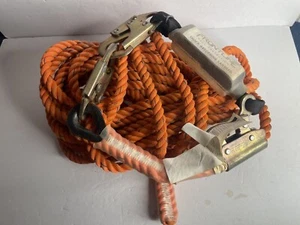 Frontline Premium Vertical Lifeline 25' + Fallschutz Sicherheit Schlüsselband 6' - Bild 1 von 9