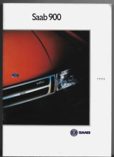 Saab 900 1991-92 UK Market Brochure Convertible Turbo 16 S Aero SE i 16 Lux