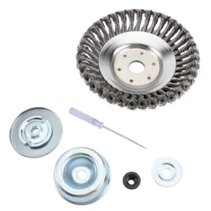 Wire Weeder Wheel with Protective Cover Repair Tool Weeder Parts (Silver) - Picture 1 of 12