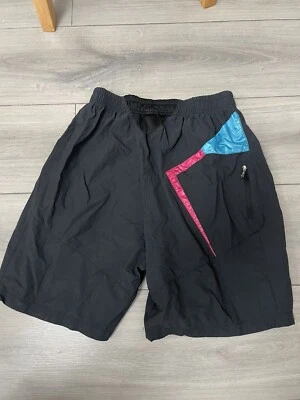 Pantalones Cortos Adidas Para Mujer Azul Marino Rosa Verde Azulado Deportivos Atléticos Talla L Foto 1 de 4